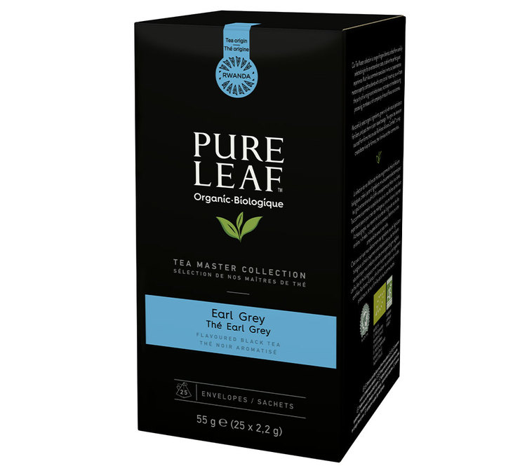 25 individually Earl Grey black tea pyramids tea bags Pure Leaf