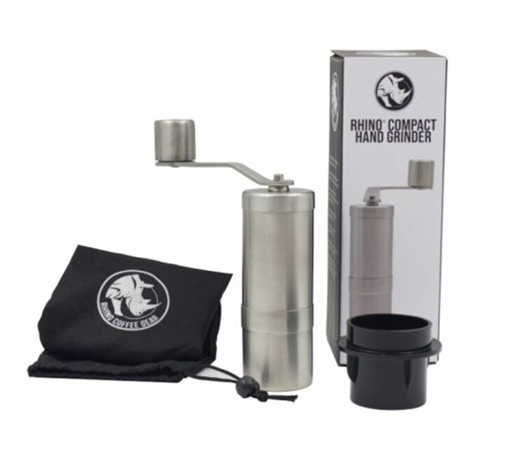 Rhino Coffee Gear compact coffee grinder for Aeropress