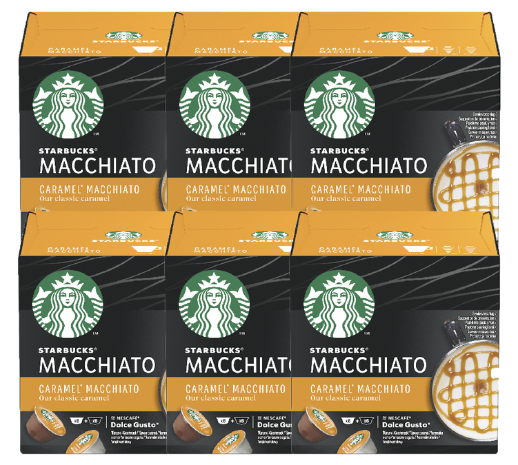 Starbucks Dolce Gusto Pods Caramel Macchiato x 72 pods