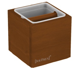 Joe Frex Classic brown wood Knock Box