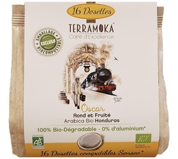 TerraMoka 'Oscar' organic coffee pods for Senseo x 16