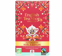 English Tea Shop Christmas in Ceylon Organic Christmas Black Tea - 20 tea sachets