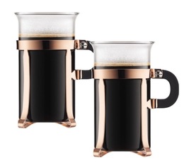 2 Chambord glass cups by Bodum - 30cl capacity
