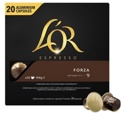 L'Or Espresso Capsules Forza Nespresso Compatible x 20