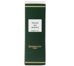 Dammann Frères 'Tisane des 40 Sous' herbal tea - 24 Cristal® sachets