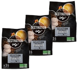 Destination 'Sélection Pur Arabica' organic coffee pods for Senseo x 108