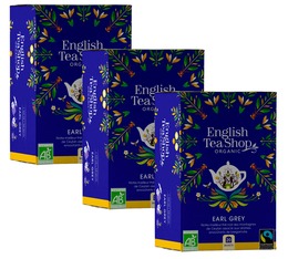 English Tea Shop Organic Earl Grey Black Tea - 3 x 20 sachets 