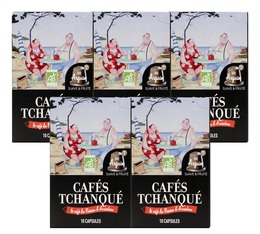 Cafés Tchanqué Arguin organic coffee capsules for Nespresso x50