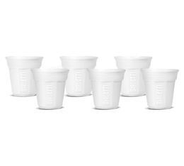 Bialetti Bicchierini white espresso cups x 6