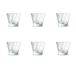 Loveramics Twisted Espresso Glass (Clear) 70ml x 6