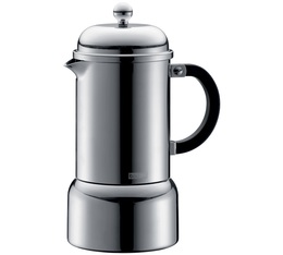 Bodum Chambord Moka Italian Coffee Maker Stainless Steel - 6 cups