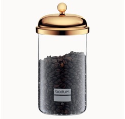 BODUM Classic container with gold-plated lid - 1L