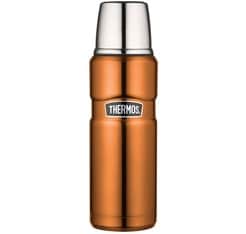 Thermos King Stainless Steel Insulated Bottle Orange Copper - 47cl