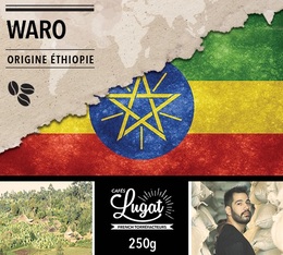 Organic coffee beans: Ethiopia - Moka Waro - 250g - Cafés Lugat