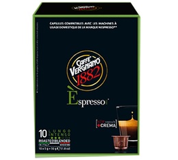 Caffè Vergnano 'Espresso Lungo Intenso' capsules for Nespresso x 10