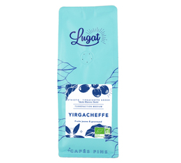 Cafés Lugat Organic Coffee Beans Yirgacheffe from Ethiopia - 250g