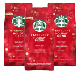Starbucks Holiday Blend Coffee Beans - 3 x 190g