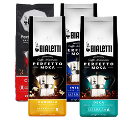 Bialetti Ground Coffee Classic Discovery Pack 4x250g