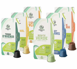 Green Lion Organic Discovery Pack Nespresso® Compatible Capsules  - 6x10