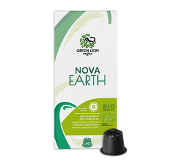 Green Lion Coffee Organic Nespresso* Original Compatible Capsules Nova Earth x 10