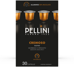 30 Nespresso* Original Compatible Capsules Cremoso – PELLINI