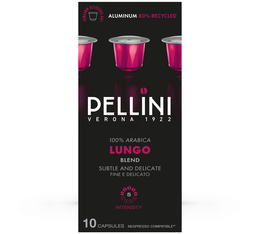 Pellini Nespresso* Original Compatible Pods Lungo x 10