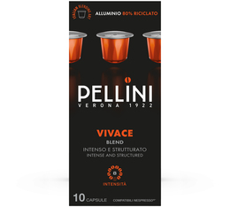 Pellini Nespresso* Original Compatible Pods Vivace x 10