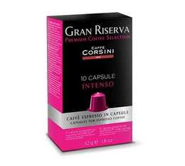 Caffè Corsini 'Gran Riserva Intenso' espresso capsules for Nespresso x 10