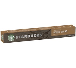 STARBUCKS by Nespresso House Blend Lungo x 10 coffee pods