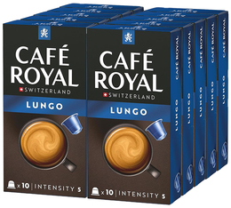 100 Nespresso* Original Compatible Capsules Lungo – CAFE ROYAL