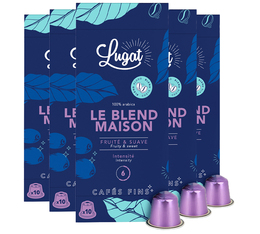 Lugat - House Blend Nespresso* Original Compatible Capsules x 50
