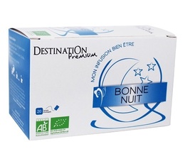 Destination organic 'Bonne Nuit' Herbal Tea - 20 sachets