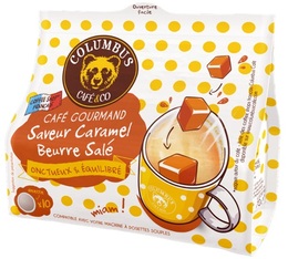 Columbus Café & Co - Salted Caramel Butter flavoured coffee pods for Senseo x 10