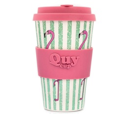 QuyCup 'Flamingo' eco-friendly reusable cup - 400ml