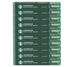 100 Nespresso* Original Compatible Capsules Pike Place – STARBUCKS