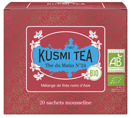 Kusmi Tea Organic Black Tea Russian Morning N°24 - 20 tea bags