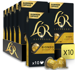 L'Or Espresso Capsules Biondo Nespresso® Compatible Value Pack x 100