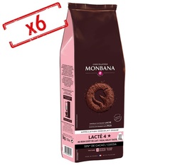 Monbana 4-star Intense Instant Hot Chocolate Powder - 6 x 1kg