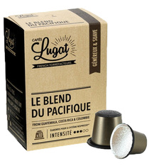 Nespresso pods Cafés Lugat Le Blend du Pacifique x 10 coffee pods