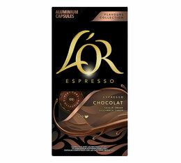 10 Nespresso* compatible capsules Original Chocolate - L'OR ESPRESSO