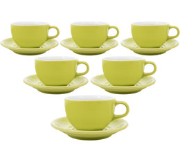 Tasse et sous tasse Latte Bowl Origami 19 cl - Vert