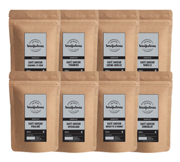 Les Petits Torréfacteurs: Flavoured Ground Coffee Selection - 8 x 125g