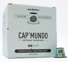 Cap'Mundo Dabema decaffeinated coffee capsules for Nespresso x 100