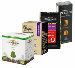 Customers' favourite selection: 40 Nespresso® compatible coffee capsules