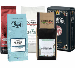 Italian Coffee Beans Selection Pack 4 Coffee Beans x 250g
