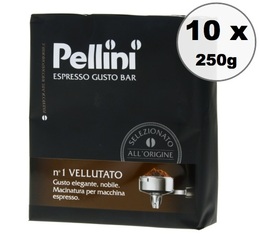 Pellini Espresso Gusto Bar 'n°1 Vellutato' ground coffee - 10x250g