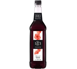 Syrup 1883 Routin Hibiscus in Plastic Bottle - 1L