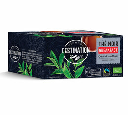 English Breakfast Tea Organic Ceylon 50 Tea Bags x 2g - Destination