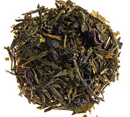 Sencha Myrtille loose leaf green tea - 100g - Comptoir Français du Thé