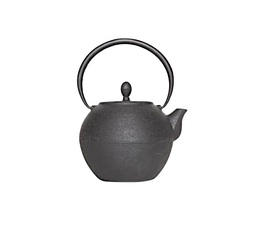 Akita black cast-iron teapot 1.25L - Chinese cast iron + free gift